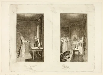Illustration till Samuel Richardsons Clarissa