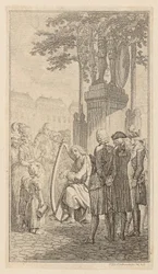 Minnesångare, blad 1 ur den första upplagan av ”Gedichte von Gottfried August Bürger”