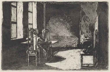 Konstnären i hans mors rum, Danzig