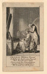 The Hair-Do, Illustration för "Königl: Grosbrit [anian] genealogisk kalender för 1780-året Lauenberg av J.G. Berenberg"