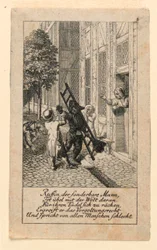 The Retalliation, Illustration for "Königl: Grosbrit [anian] genealogical calendar for the 1780 year Lauenberg by J.G. Berenberg"