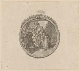 Titelvinjett till riddarromanen ”Palmerin von Oliva”