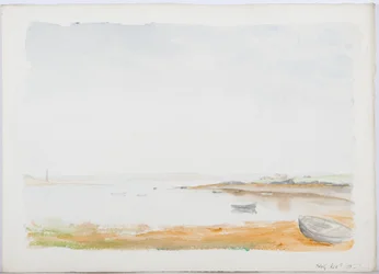 Holy Island, 1895 (penna och wc på papper)