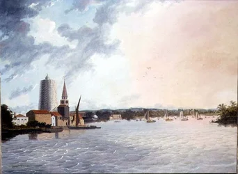 En regatta i Battersea (olja)