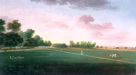 En utsikt över Hyde Park, 1800-talet