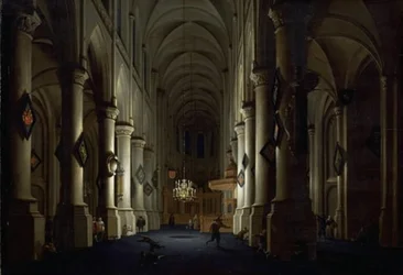 Interiör av en kyrka