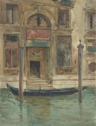 Portalen till ett venetianskt palats, 1839-1911.