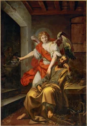 Sankt Josefs dröm (målning på duk)
