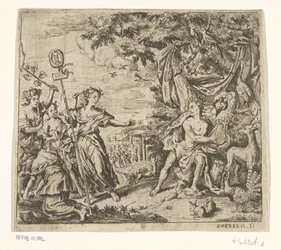 Orpheus och maenaderna i Ciconia