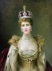 Drottning Alexandra (olja på duk)