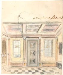 Ett vardagsrum från 1600-talsstil