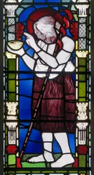 Banstead, All Saints, Morris Marshall & Faulkner & Co, DG Rossetti, John The Baptist, 1863