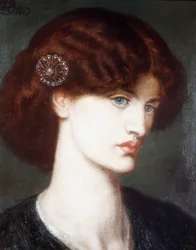 Beatrice, ett porträtt av Jane Morris
