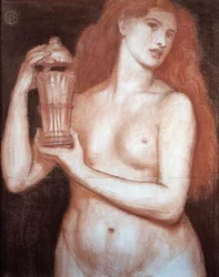 Pandora (krita på papper)