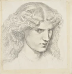 Porträtt av Annie Miller, 1860-talet