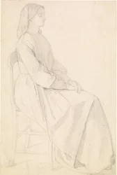 Porträtt av Elizabeth Siddal