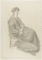 Mrs. William Morris sitter som ordförande