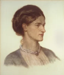Porträtt av Rosalind, grevinna av Carlisle, 1870
