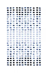 Indigo-ruta med toning