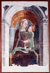 Madonna med barn (fresco