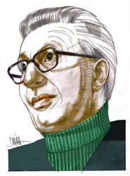 Piero Scanziani, 2022 (digital teckning med färgpennor)
