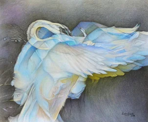 Taking Flight, 2019 (blyerts på papper)
