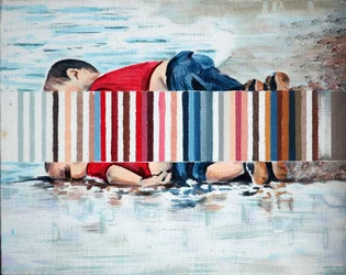 Buoy, 2019 (akryl på duk)