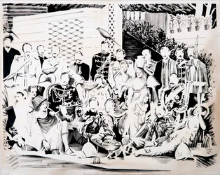 Feast of the Gods, 2017 (olja på duk)