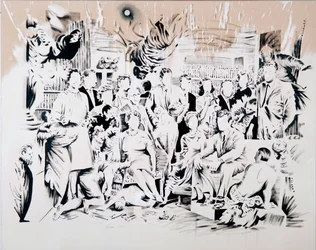 Miracle of The Slave, 2017 (olja på duk)