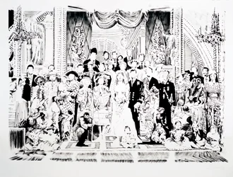 School of Athens, 2006 (tusch på papper)