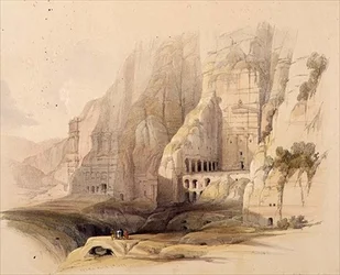 Utgrävda herrgårdar i Petra, 7 mars 1839, skylt 103 från volym III av 