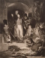 Sir David Baird upptäcker kroppen av Tipu Sultan