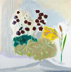 Seedpods and Cosmos, 2010 (olja på duk)
