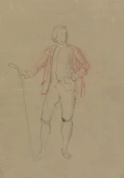 Studie för porträttet av William Inglis