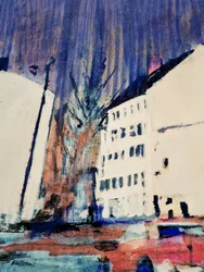 Abstraktion av stadsgator