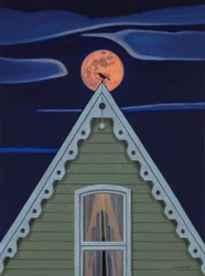 Nightbird, 2024 (olja på duk)