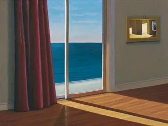 Sun in an Empty Room by the Sea, 2018 (olja på duk)