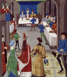 Äktenskapet. Från: Renaud de Montauban, ca 1465.