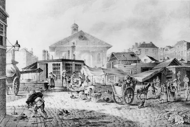 Covent Garden-marknaden, 1824