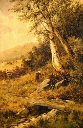 Landskap (olja på duk)