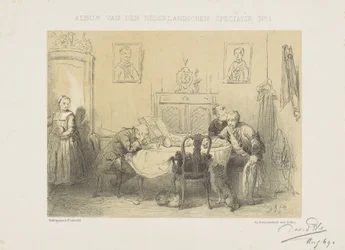 Den tomma stolen Album of the Dutch Spectator (serietitel på objekt)