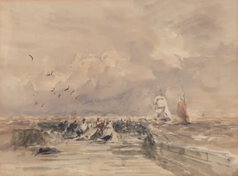 Dieppe Pier, hård vind