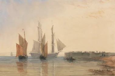 Ingång till Calais hamn