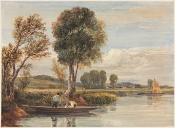 På Themsen, ca. 1827-1829.