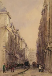 Rue Vivienne, Paris (wc på papper)
