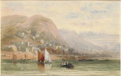 Utsikt över Barmouth, norra Wales