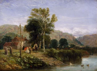 Väntar på färjan, 1845