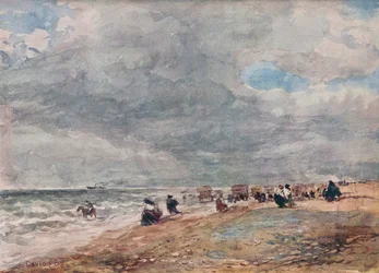 Rhyl Sands, c1850