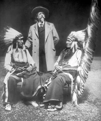 William F. Cody med Red Cloud och American Horse