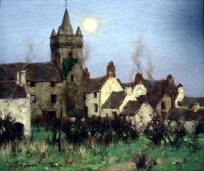 The Tolbooth, Kircudbright, ca 1900 (olja på duk)